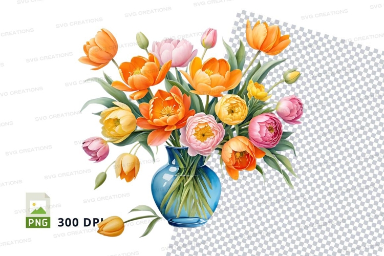 Yellow Flower Clipart Image 9