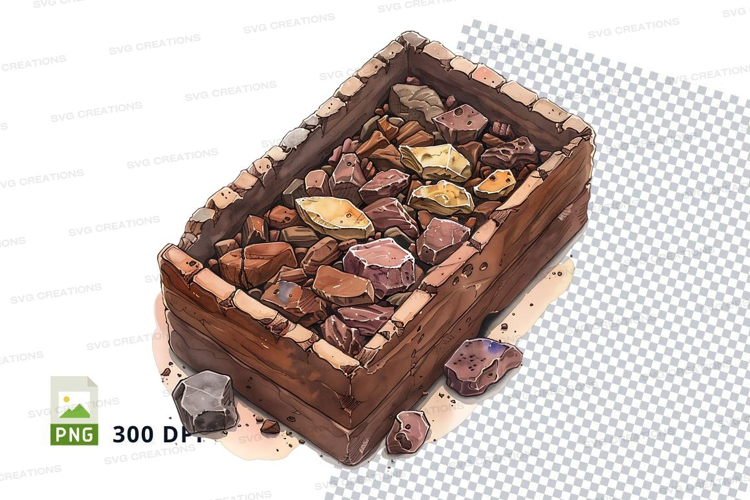 Chocolate candy box mockup