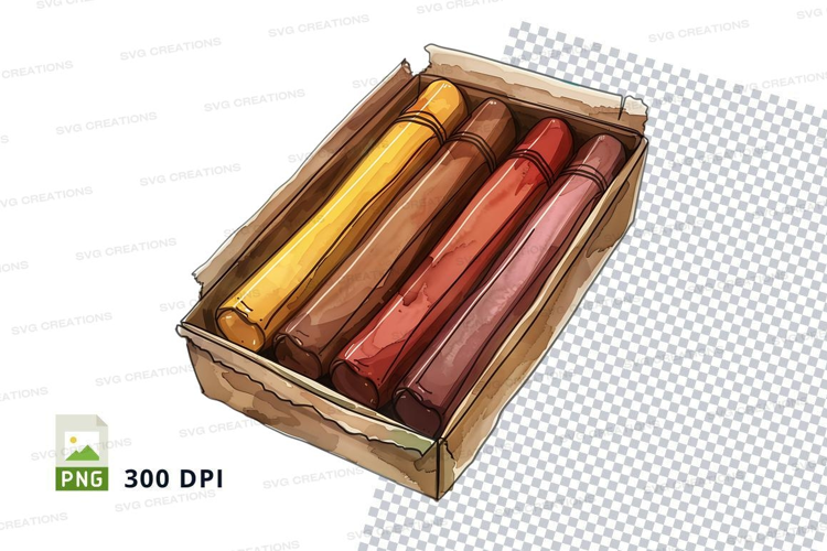Box of lipstick mockup