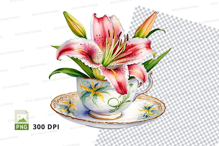 Pink Flower Png Image 3