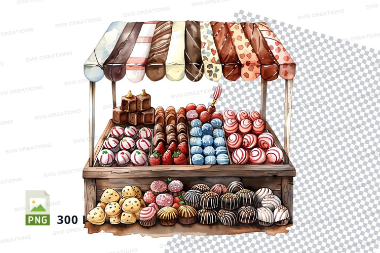 Candy stall mockup