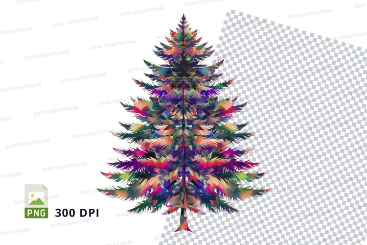 Abstract christmas tree clipart png