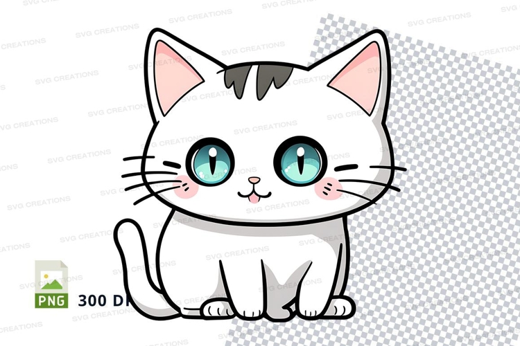 Cartoon cat clipart png