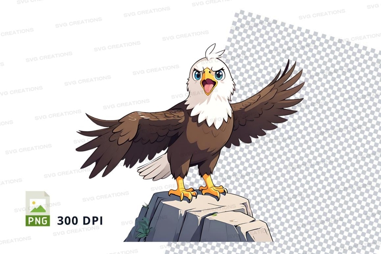 Cartoon eagle clipart png
