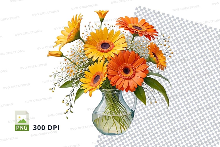 Orange Flower Png Image 21