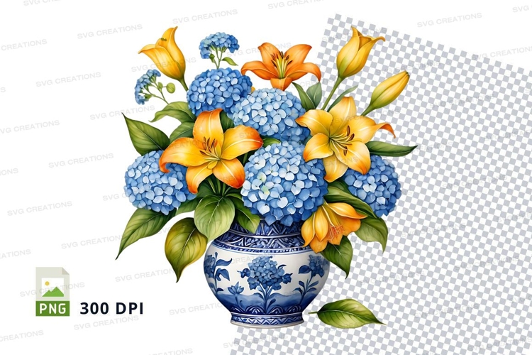 Blue Flowers Png Image 21