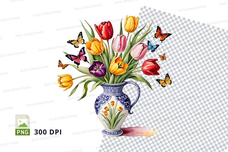 Tulips Clipart Image 19