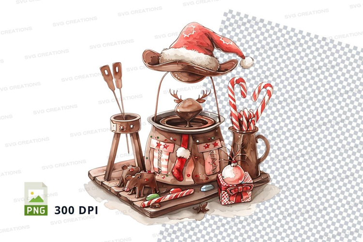 Christmas-themed wishlist with reindeer and hot chocolate
