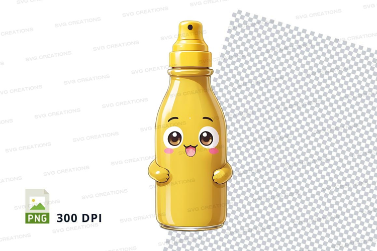 Mustard bottle mockup