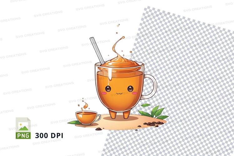 Cute tea cup clipart png