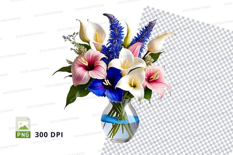 Blue Flowers Png