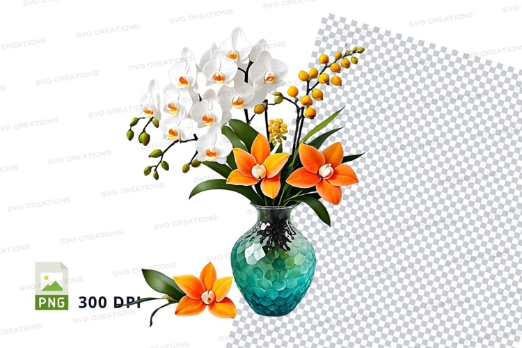 Orange Flower Png Image 12