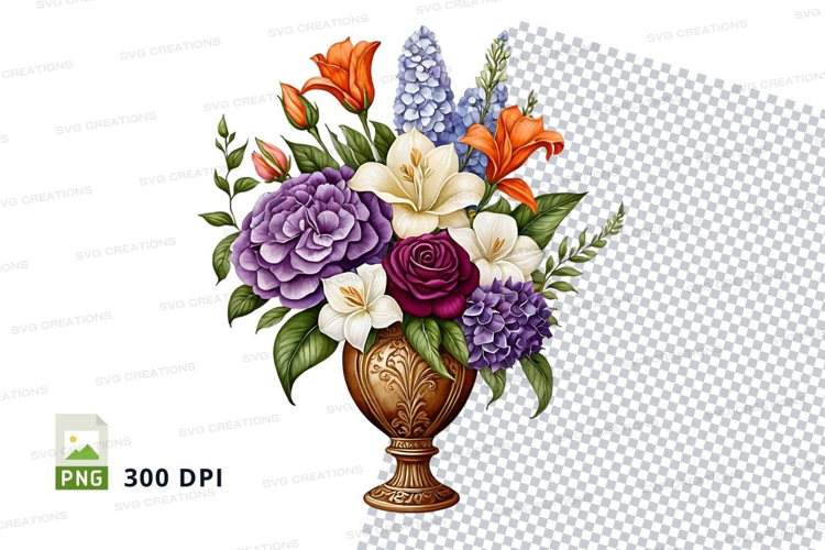Rose Flower Clipart Image 6