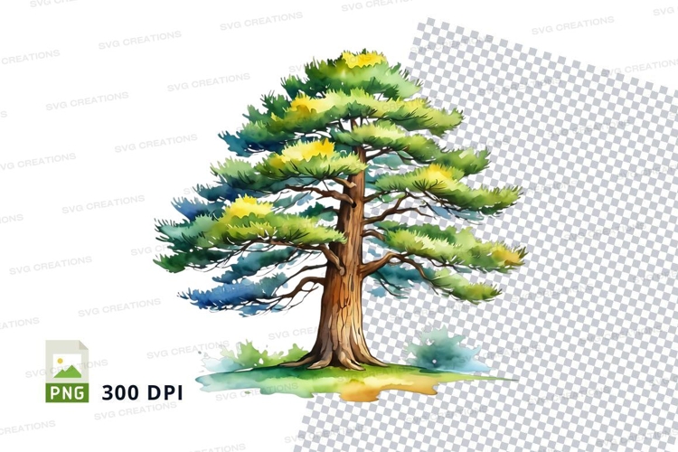 Watercolor Leaves Clipart Image 6