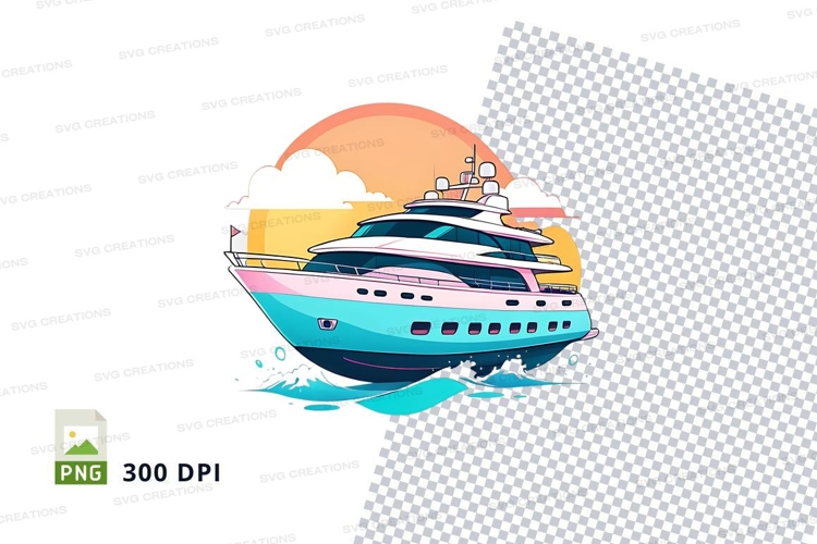 Luxury yacht clipart png