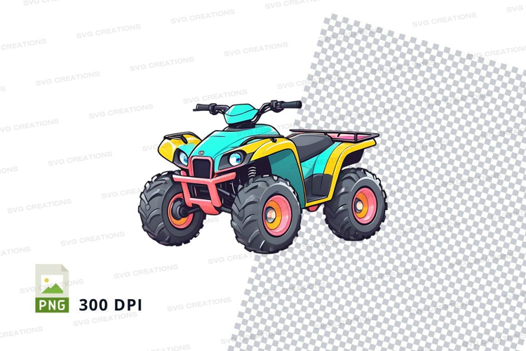 Cartoon atv mockup