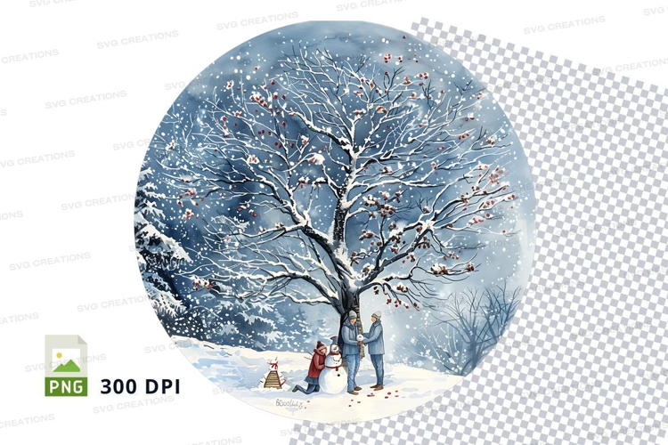 Winter Tree Clipart Image 7