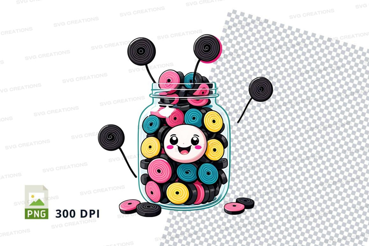 Jar of buttons mockup