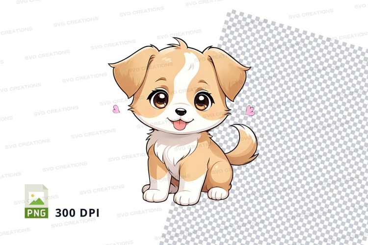 Cute puppy clipart png