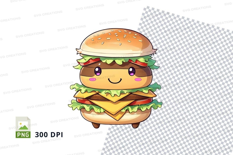 Cartoon hamburger clipart png