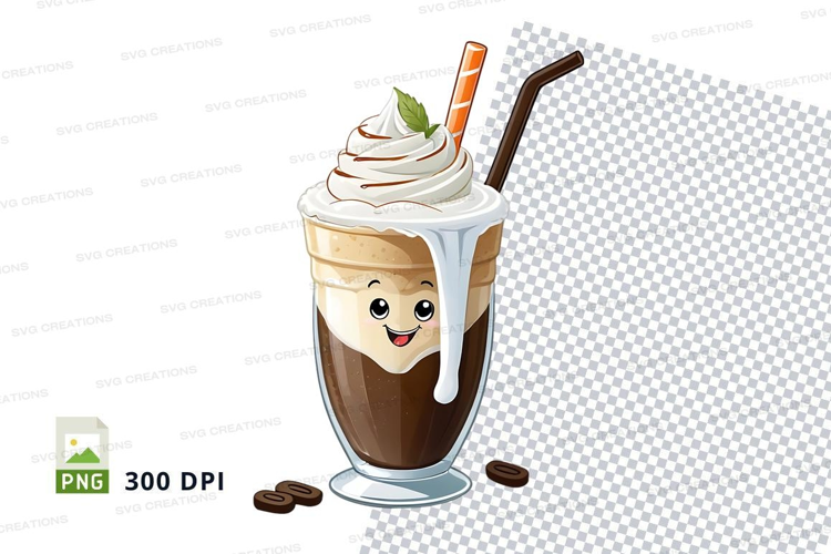 Coffee frappe mockup