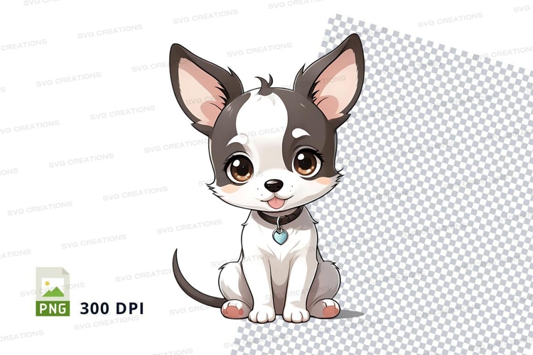 Cute Puppy Clipart Image 4