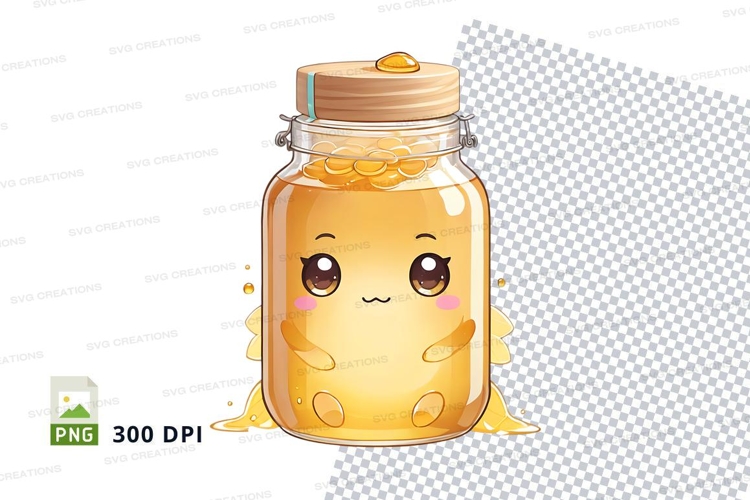 Honey jar clipart png
