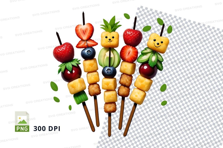 Fruit skewer clipart png