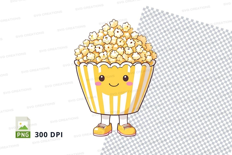 Popcorn bucket clipart png