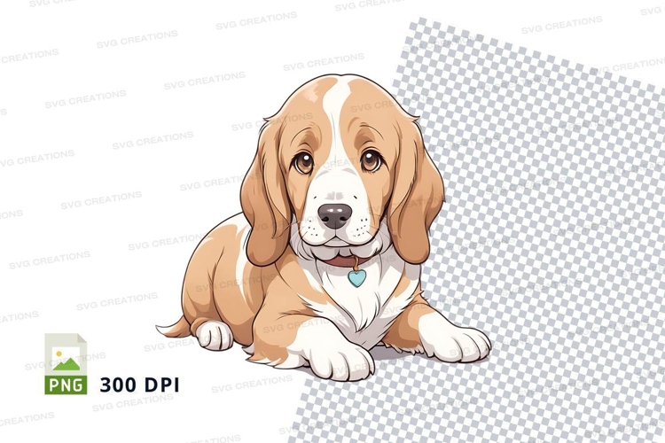 Basset hound puppy clipart png