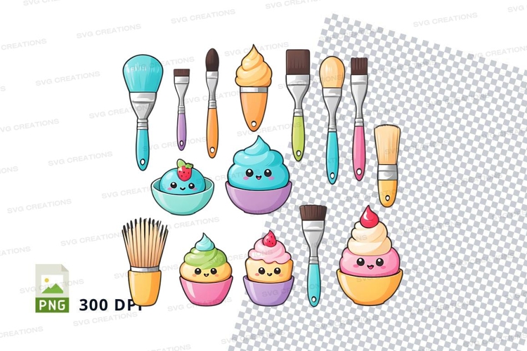 Painbrush Clipart Image 8