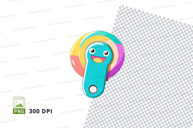 Cartoon light switch t-shirt mockup