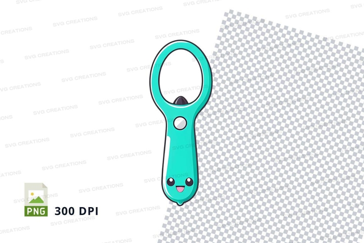 Cartoon bottle opener mockup