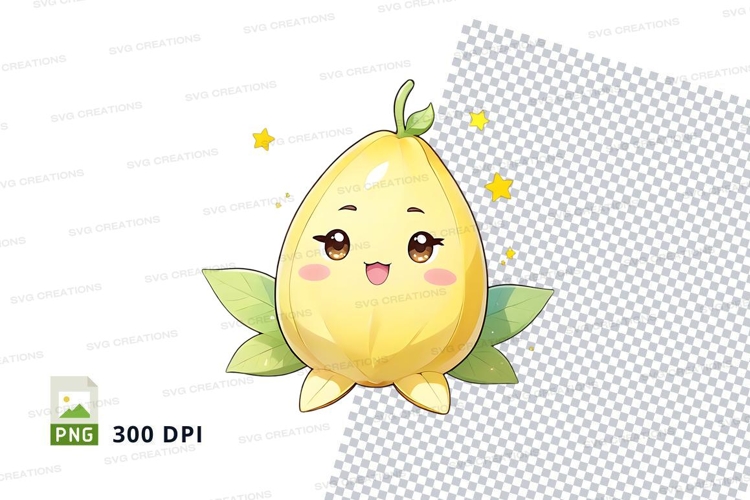 Cartoon lemon character clipart png