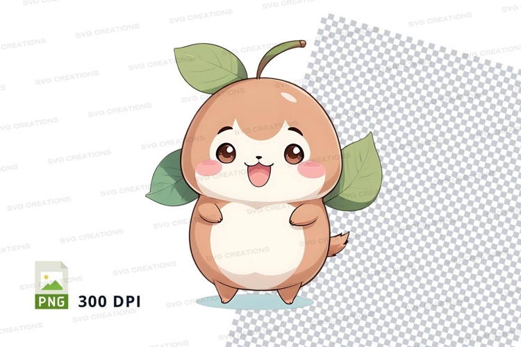 Cute cartoon squirrel clipart png