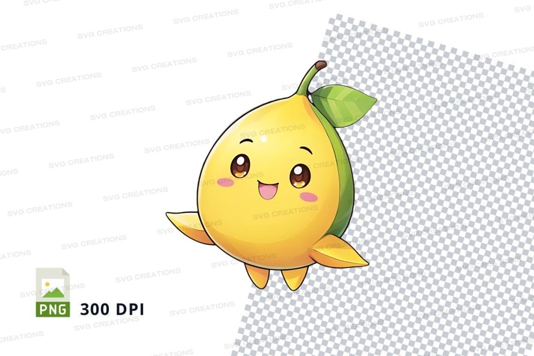 Cartoon lemon clipart png