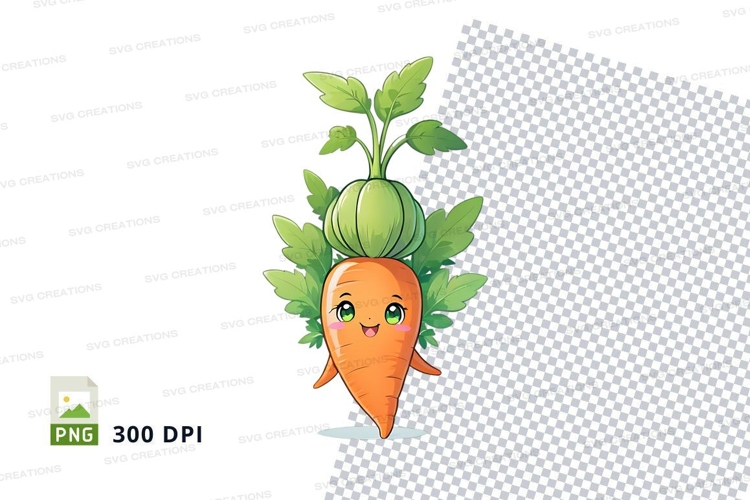 Cartoon carrot clipart png