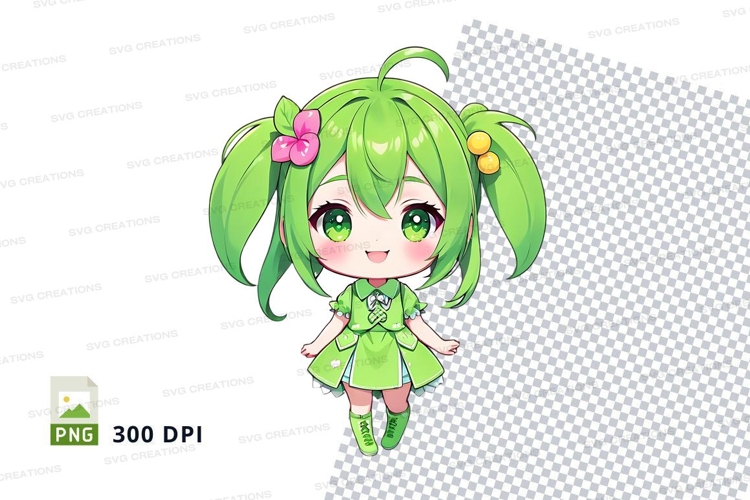 Cute Girl Clipart Image 4