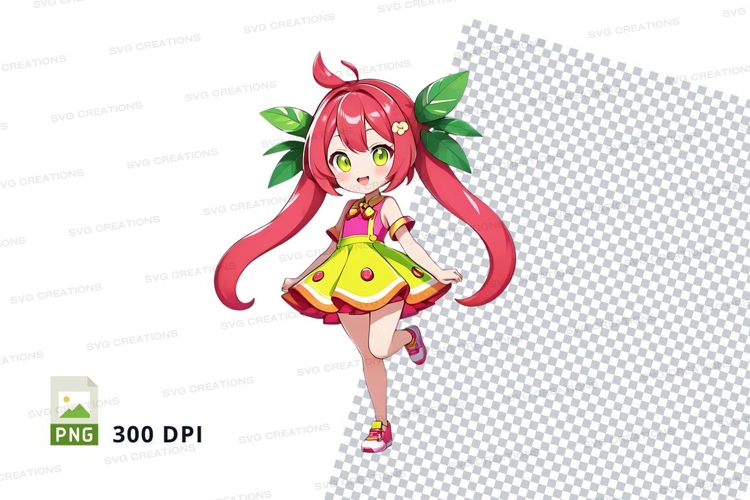 Anime girl clipart png