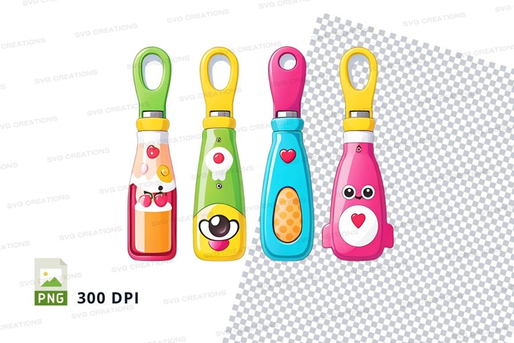 Hand sanitizer bottle mockup set