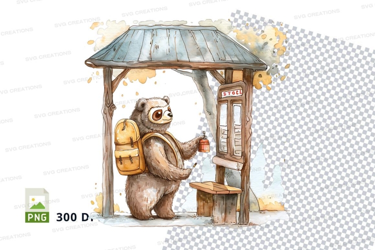 Winter Watercolor Clipart Image 14