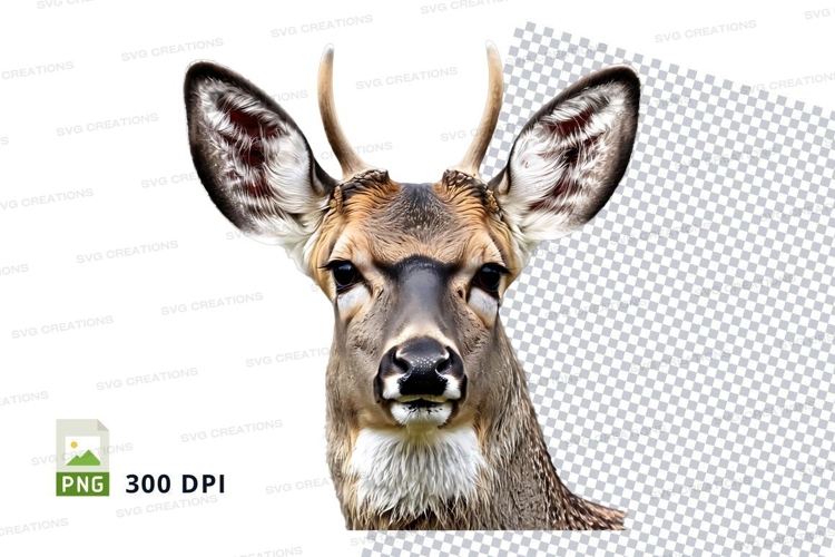 Deer Head Clipart Image 22