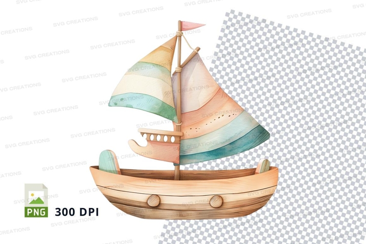 Sail Boat Clipart Image 24