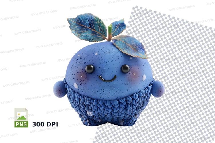 Blueberry Illustration Image 24