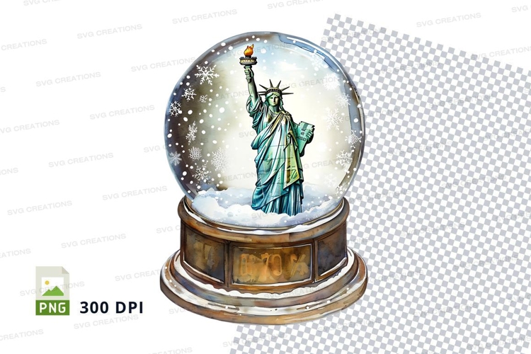 Statue of Liberty snow globe clipart transparent PNG high de
