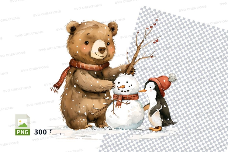 Snowman Clipart Image 19