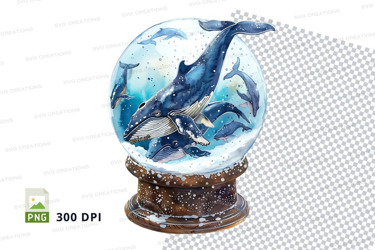 Blue Whale Clipart Image 20