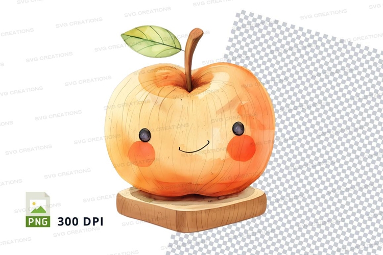 Cute Apple Clipart Image 12