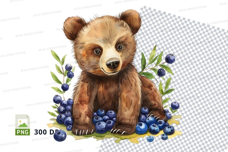 Blueberries Clipart Image 8
