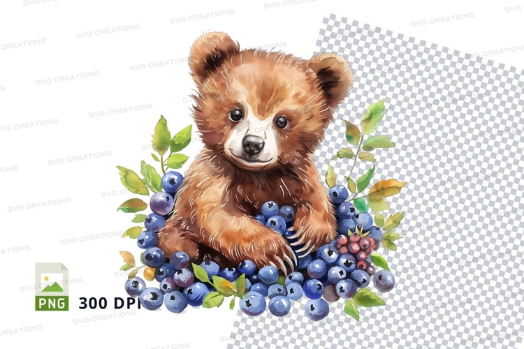 Blueberries Clipart Image 11